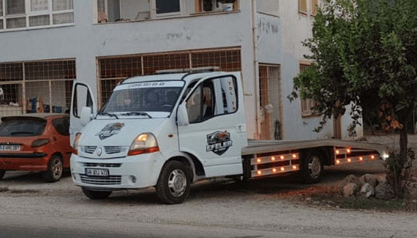 Fethiye tow truck in action